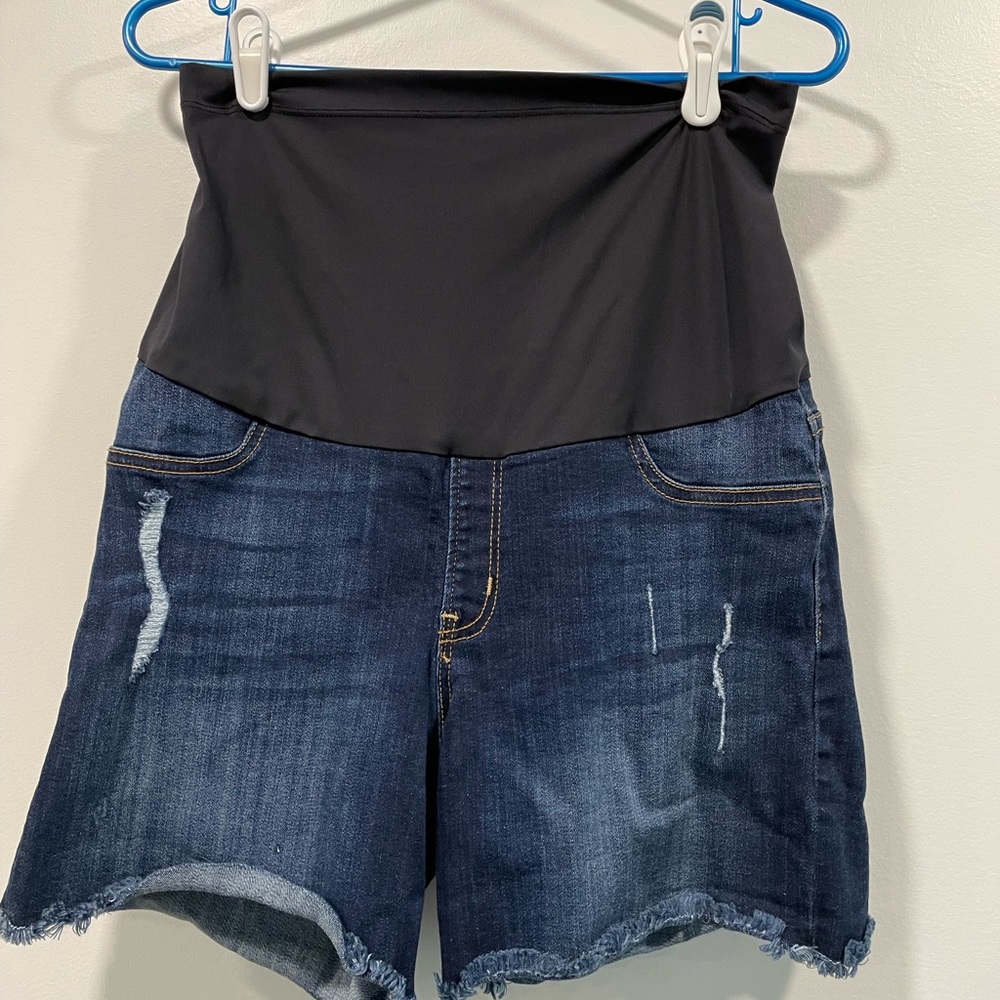 [Stitch Fix] (x1) Blue Maternity Jean Shorts